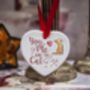 Cat Breed You Me And The Cat Ceramic Heart, thumbnail 7 of 8