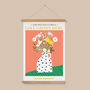 Personalised Family Birth Flowers Mother's Day Print, thumbnail 3 of 9