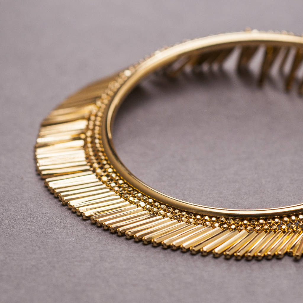 gold and silver tassel fringe hoop earrings by loel & co