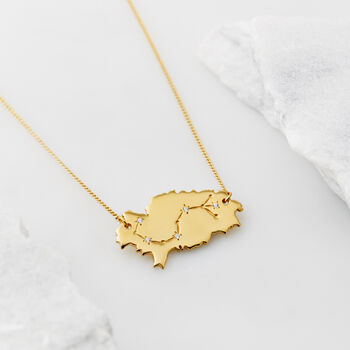 Sterling Silver Or Gold Plated Ibiza Constellation Necklace, 8 of 12