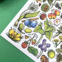 Foraging Plants Of Britain Watercolour Postcard, thumbnail 10 of 10