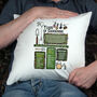 90 Years Of Gardening 90th Birthday Gift Cushion, thumbnail 2 of 6