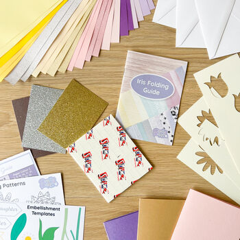 Sunshine Florals Card Making Kit | Iris Folding, 5 of 6
