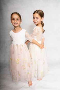Enchanted Dress – Ivory Cream / White Lace, 7 of 9