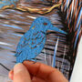 Plantable Kingfisher Seed Paper Card, thumbnail 2 of 5