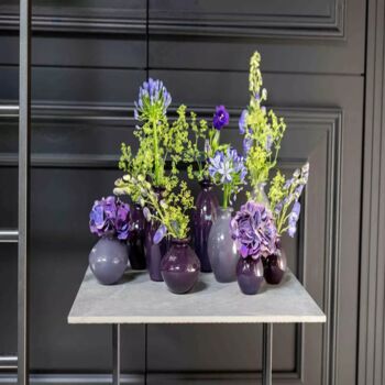 Nadiel Purple Rain Budvase Set, 3 of 4