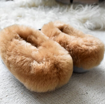 Women's Sheepskin Moccasin Slippers Joy, 6 of 11