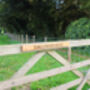 Engraved Wooden Gate Sign, thumbnail 7 of 12