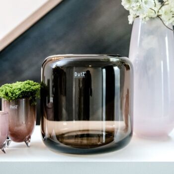 Vase Mazurka Smoky Brown Colour By Dut Z, 2 of 5