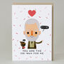 'You're The Obi Wan For Me' Card, thumbnail 1 of 2