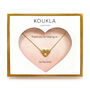 Bridesmaid Thank You Necklace Gold, thumbnail 2 of 8