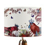 Tropical Lions Lampshade, Red, thumbnail 4 of 8