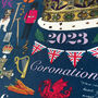 King Charles Coronation Tea Towel Patterned, thumbnail 8 of 9