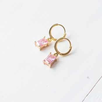 Pink Glass Earrings, 3 of 11