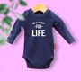 'Me And Daddy For Life' Baby Body Vest, thumbnail 1 of 5