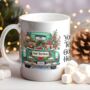 Personalised Christmas Vintage Truck Gift Mug, thumbnail 6 of 9