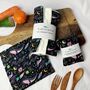 Zero Waste Space Whale Reusable Unpaper Towel Set, thumbnail 2 of 7