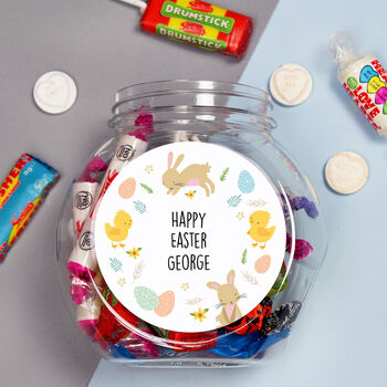 Personalised Easter Jar With Sweets, 3 of 5