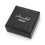 Personalised Luxury Black Square Jewellery Box, thumbnail 5 of 6