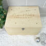 Personalised Couples Christmas Eve Box Five Sizes, thumbnail 2 of 8