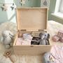 Personalised My First Keepsakes Engraved New Baby Keepsake Box Five Sizes 16cm | 20cm | 26cm | 30cm | 36cm, thumbnail 2 of 10