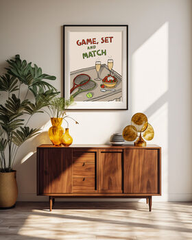 Game, Set And Match Print, 5 of 9