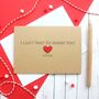 Personalised I Can't Wait To Marry You, Love Heart Card, thumbnail 5 of 7