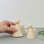 Beige Angel Candle And Angel Gift, thumbnail 8 of 10