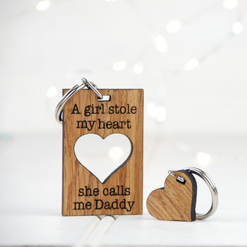 A Girl Stole My Heart She Calls Me Daddy Keyring, 2 of 3