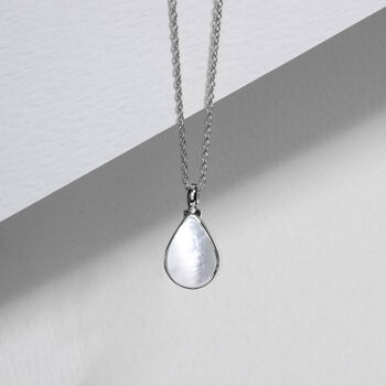 Teardrop Pearl Ashes Urn Necklace 925 Silver, 5 of 6