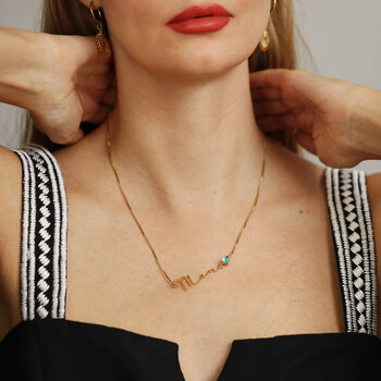 Necklace For Mum With Birthstone Charm, 3 of 12