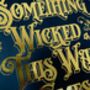 Gothic Typographic Foiled Print, thumbnail 2 of 11