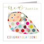 New Auntie Baby Card, thumbnail 2 of 5