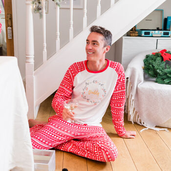 Personalised Nordic Matching Family Christmas Pyjamas, 5 of 12