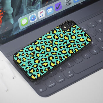 Green Cheetah Print iPhone Case 12 13 14 15 Se, 4 of 5