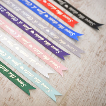 Personalised 'Save The Date' Ribbon, 7 of 10