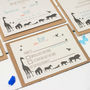 Animal Wedding Invitation Set, thumbnail 5 of 7
