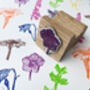 Wildflower Rubber Stamp Set, thumbnail 5 of 7