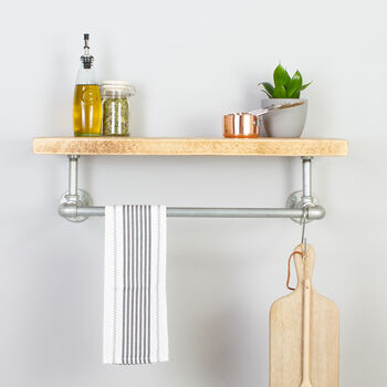 Finchley Industrial Clothes Shelf And Rail, 5 of 10