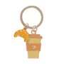 Coffee And A Friend Keyring, thumbnail 2 of 2