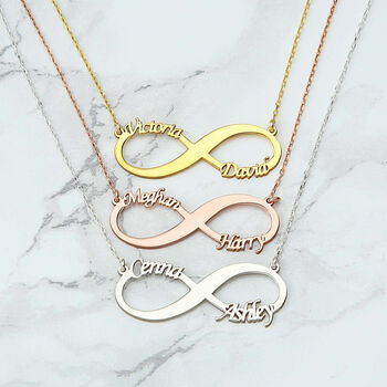 Infinity Name Necklace, 2 of 5