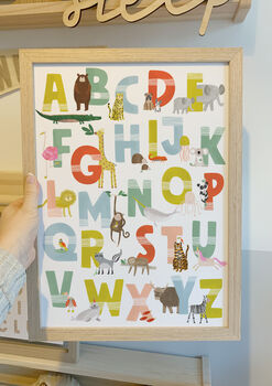 Animal Alphabet Children's Print, 7 of 10