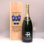 Monogram Magnum Champagne With Family Crest Box, thumbnail 1 of 3