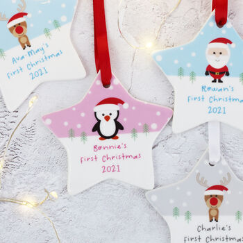 Baby's First Christmas Personalised Decoration, 6 of 9