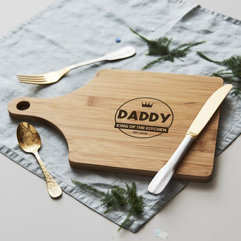 Wooden Personalised Chopping Board For Him, 6 of 7