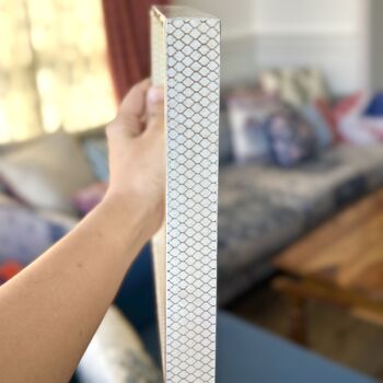 Square Wood Decorative Tray Bedside Trinket Dish, 8 of 12