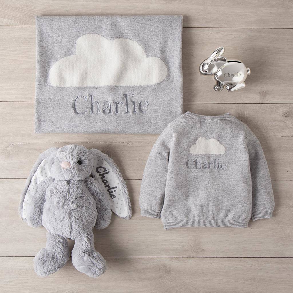 personalised 'new baby' luxury gift set by my 1st years