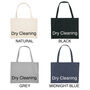 Simple Text Bag To Carry Dry Cleaning, thumbnail 3 of 3