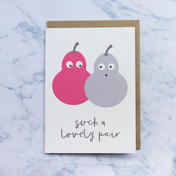 'Such A Lovely Pair' Greetings Card, 2 of 3