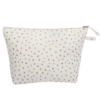 Mirage Dot Recycled Cotton Wash Bag, 3 of 4